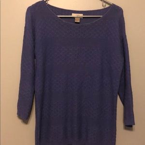 Purple / blue loft sweater